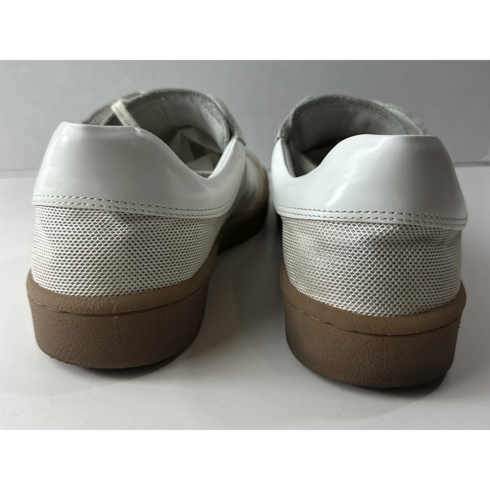 Sandro Mesh and Leather Sneakers Men's Size 43 US 10 - 10.5 Low Top Lace Shoes - Picture 15 of 16